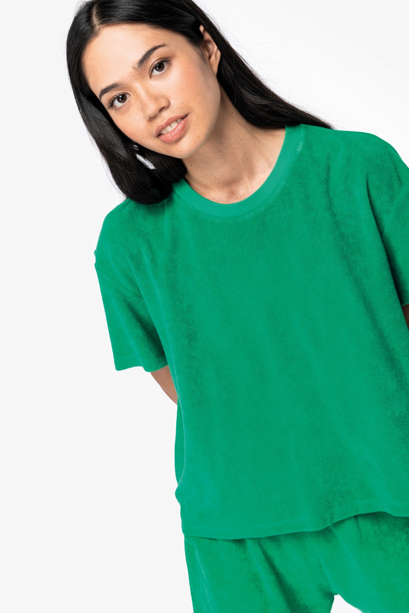 Miniature 1 pour T-shirt écoresponsable en éponge femme