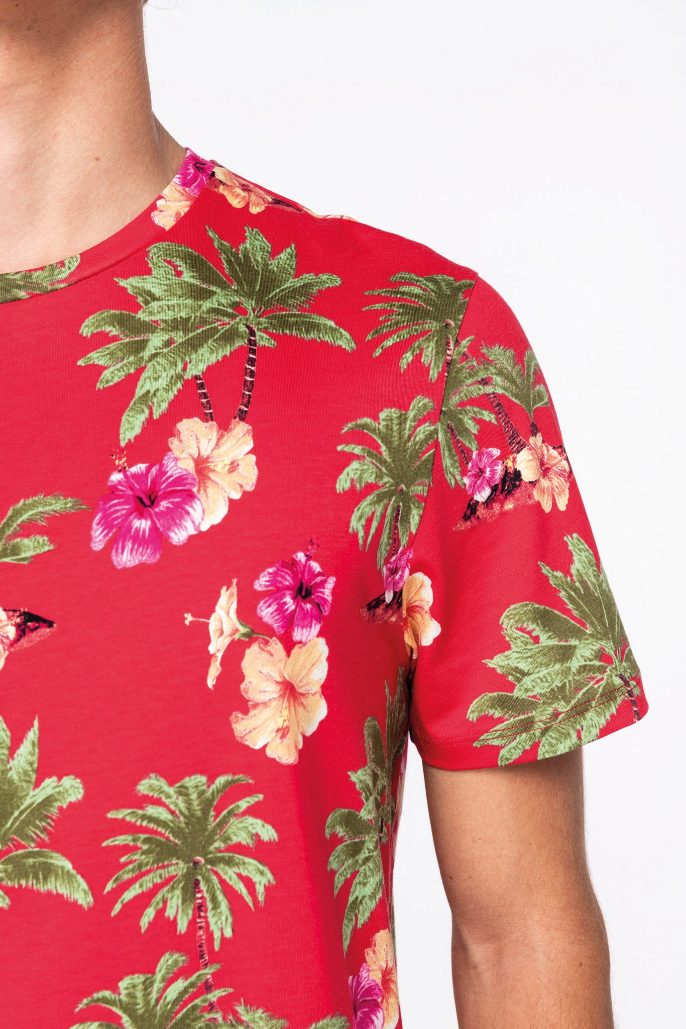 Miniature 5 pour T-shirt écoresponsable imprimé tropical homme