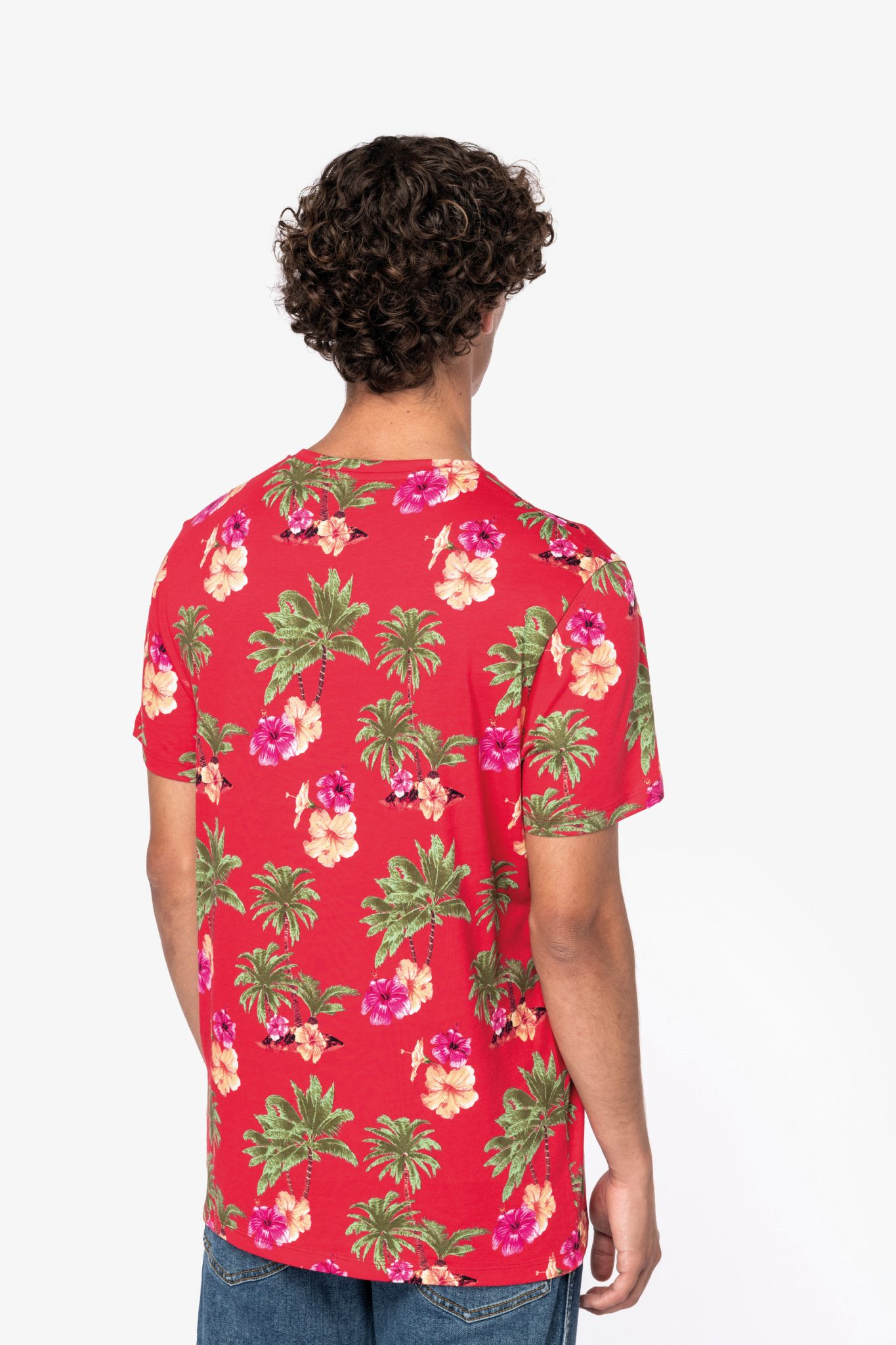 Miniature 4 pour T-shirt écoresponsable imprimé tropical homme