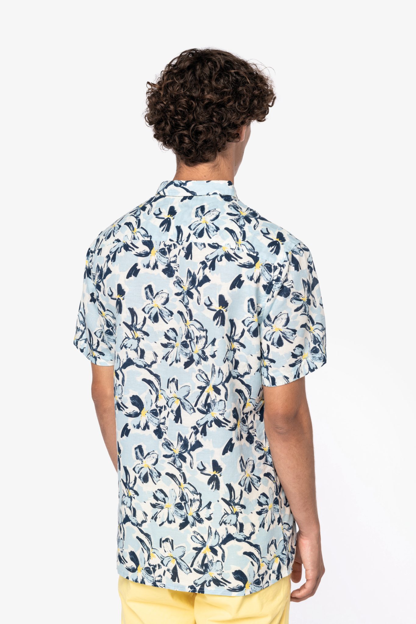 Miniature 4 pour Chemise écoresponsable imprimé végétal homme