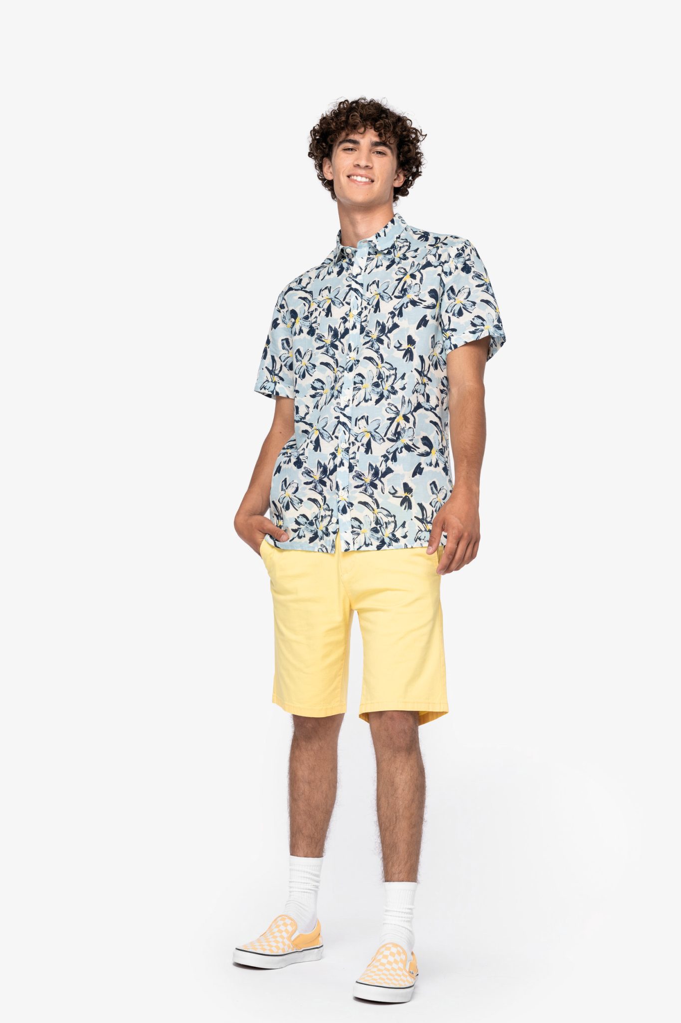 Miniature 2 pour Chemise écoresponsable imprimé végétal homme