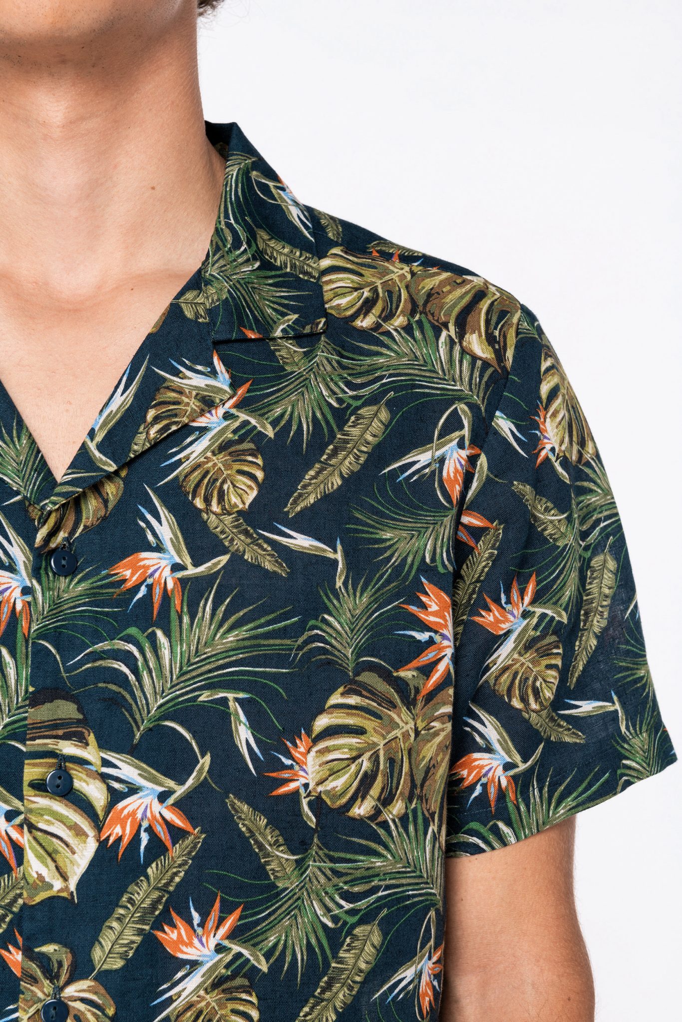 Miniature 6 pour Chemise écoresponsable imprimé hawaïen homme