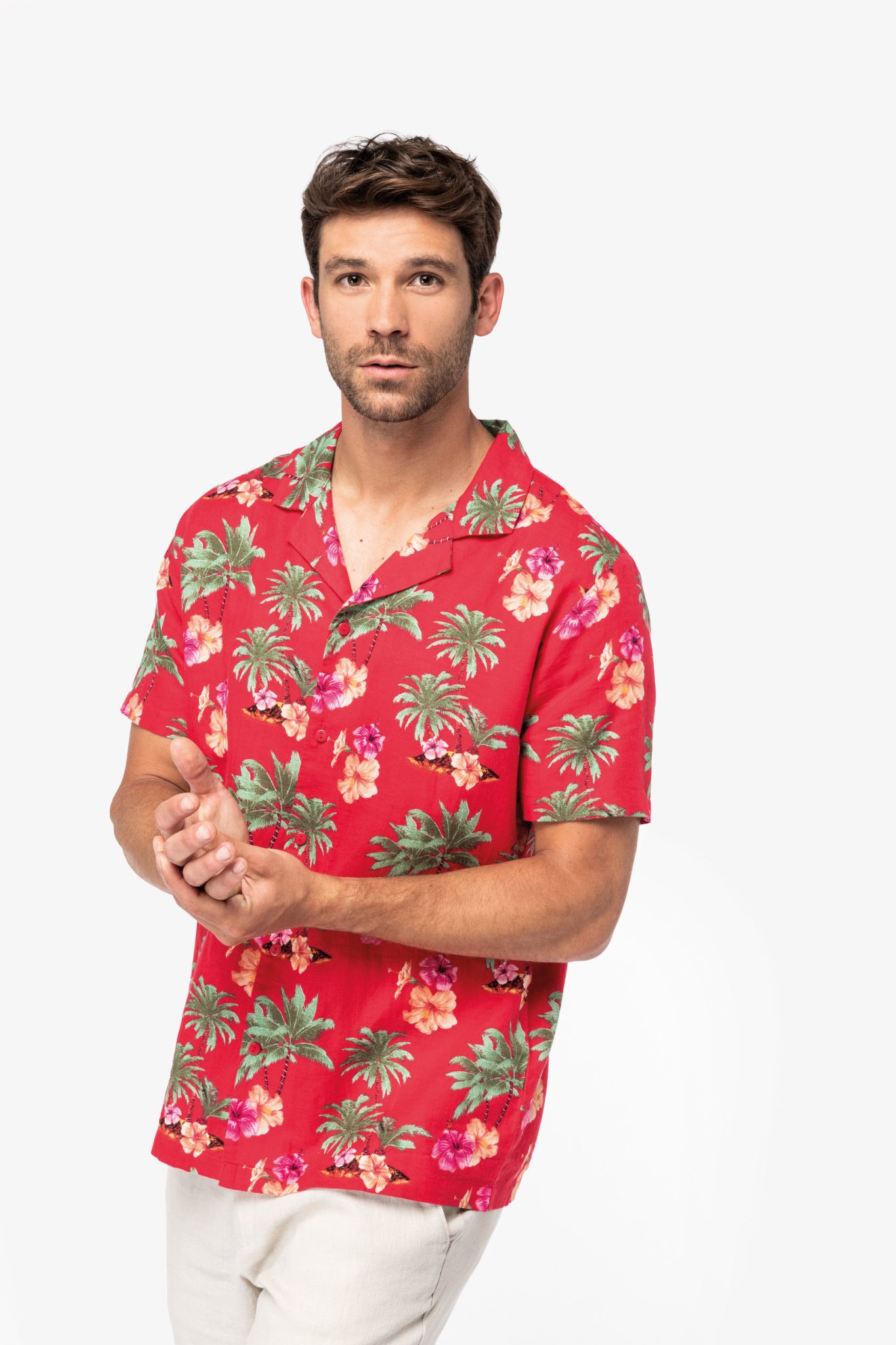 Miniature 3 pour Chemise écoresponsable imprimé hawaïen homme