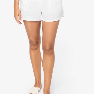 Visuel Short en lin femme