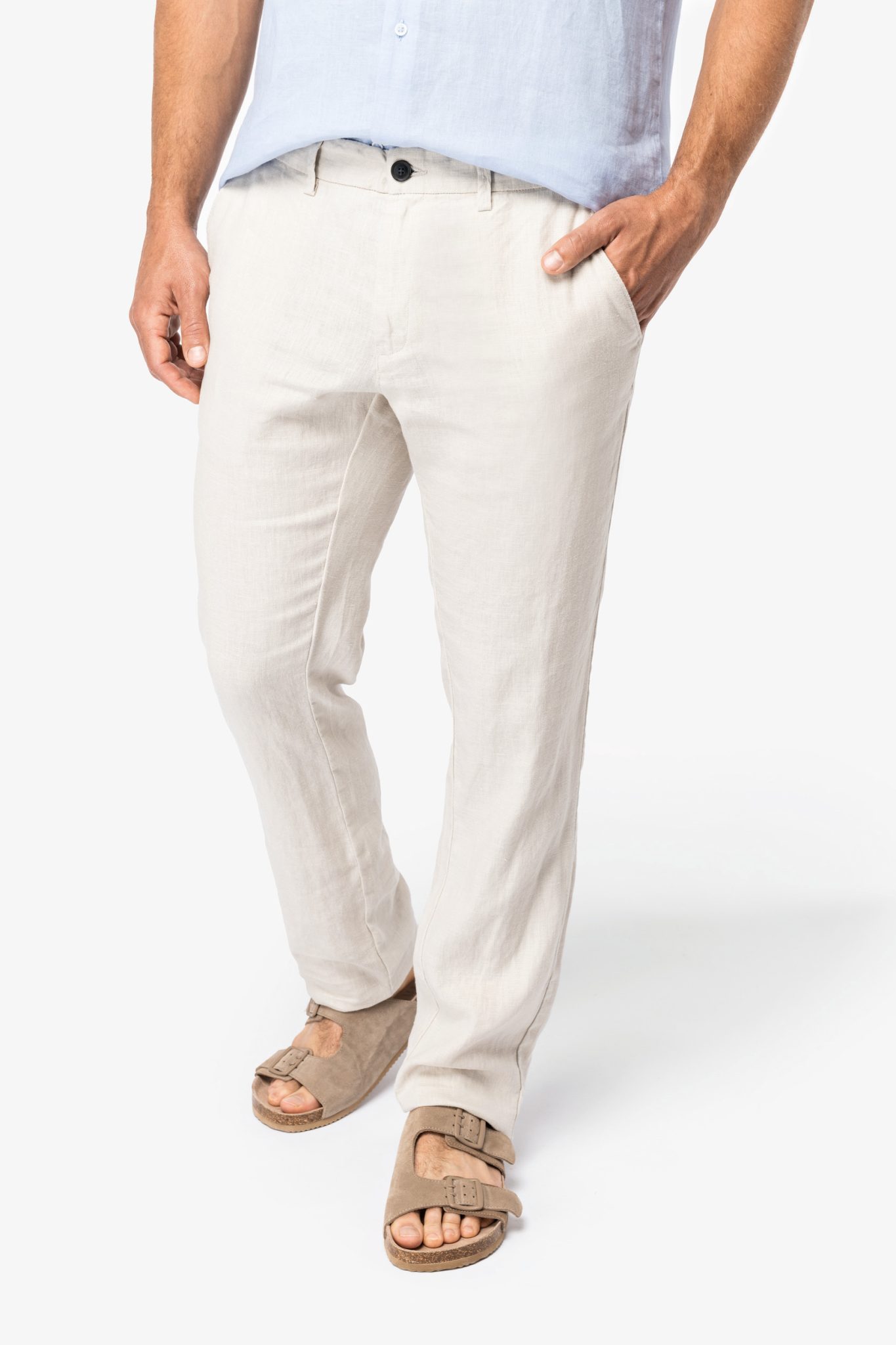 Miniature 1 pour Pantalon en lin homme