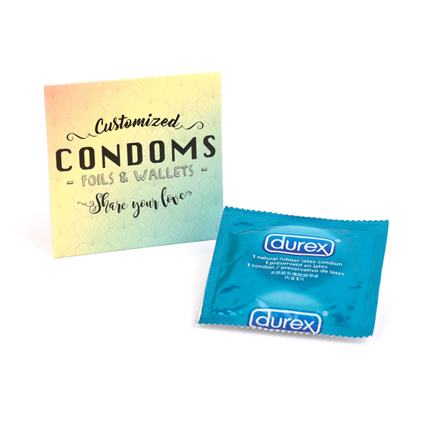 Miniature 2 pour Pochette préservatif Durex 64x64mm personnalisé