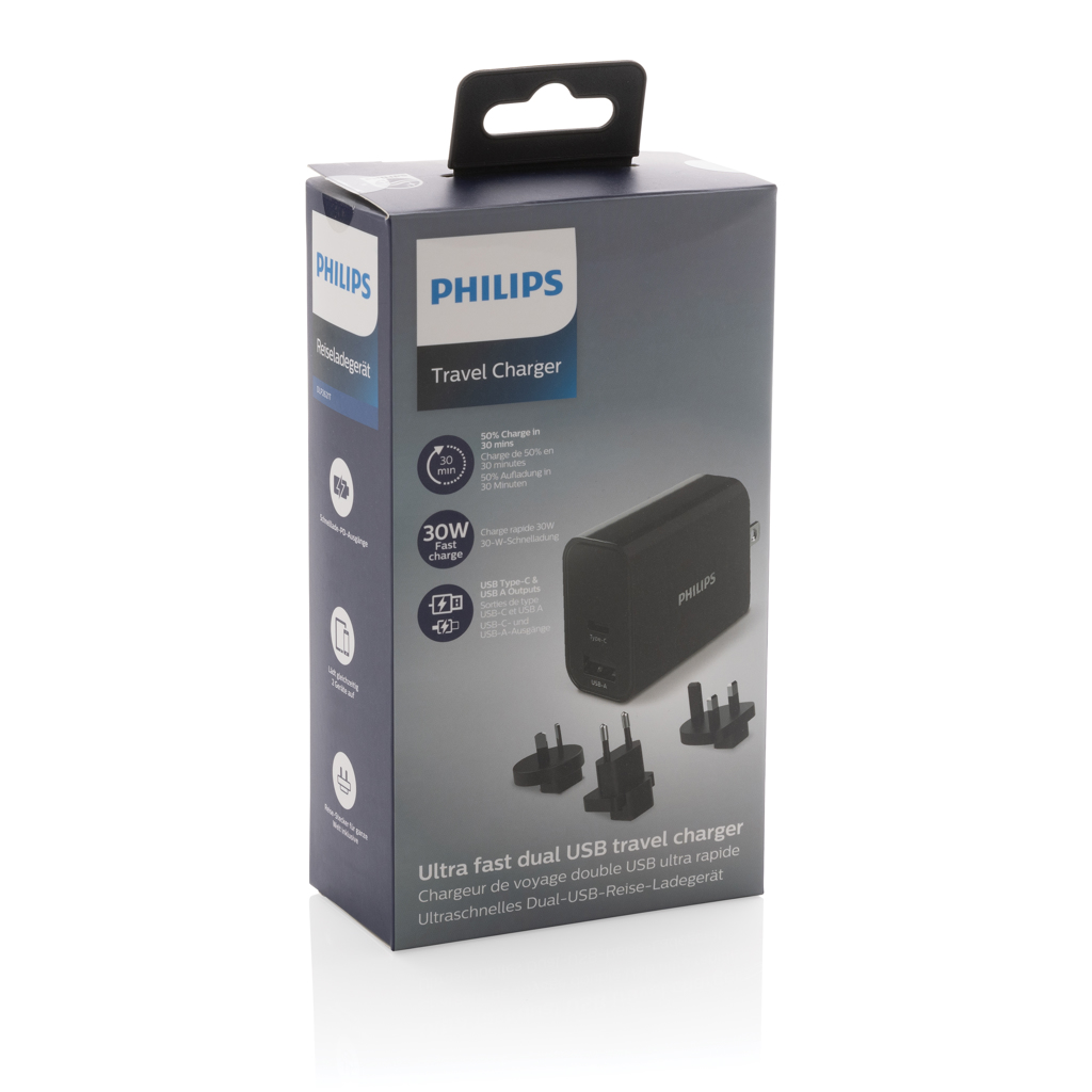 Miniature 9 pour Chargeur USB de Voyage Philips, USB 30W Ultra Rapide