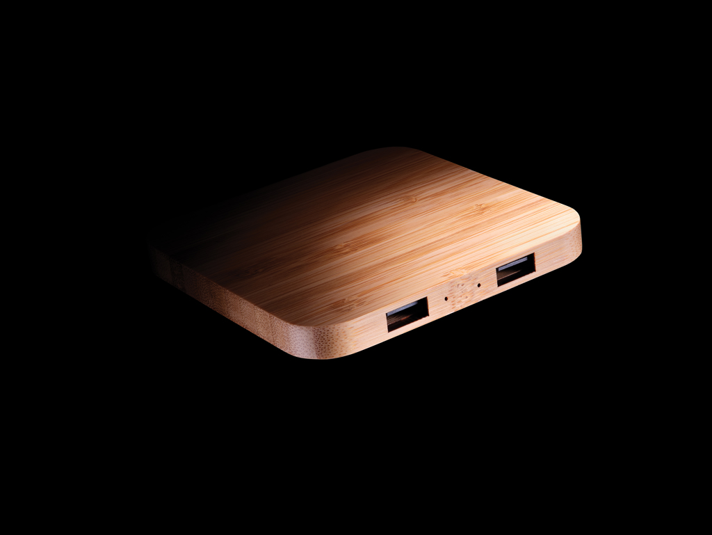 Miniature 9 pour Chargeur sans fil 10W et avec ports USB en bambou FSC®