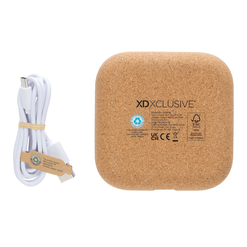 Miniature 5 pour Chargeur 10W en plastique recyclé RCS et liège Oregon