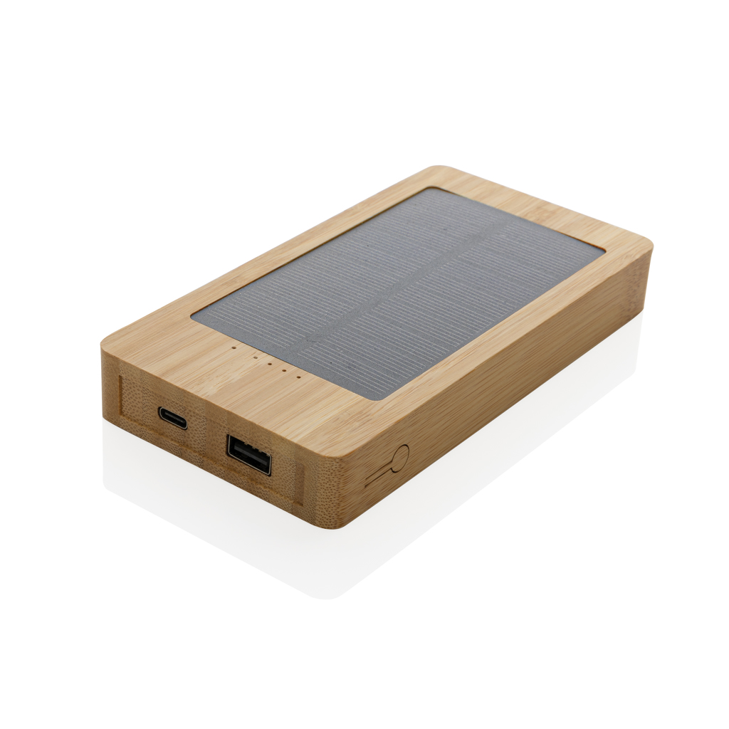 Miniature 2 pour Batterie de secours solaire 10.000mAh en bambou Sunwick