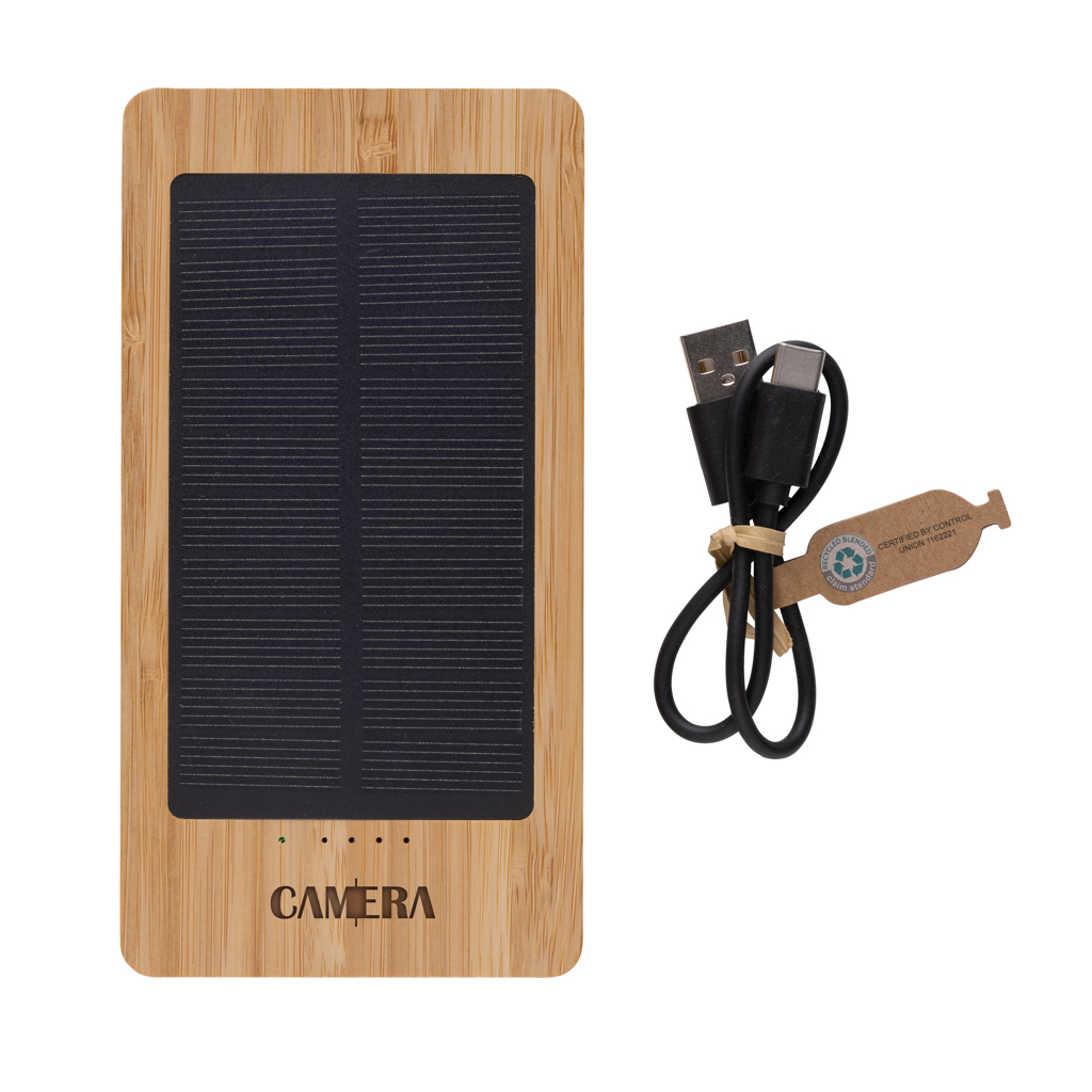 Miniature 8 pour Batterie de secours solaire 10.000mAh en bambou Sunwick