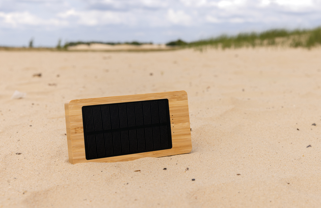 Miniature 10 pour Batterie de secours solaire 10.000mAh en bambou Sunwick