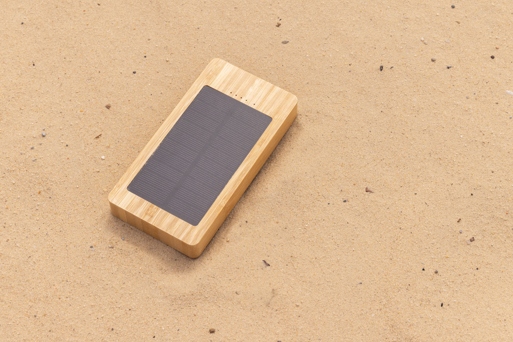 Miniature 12 pour Batterie de secours solaire 10.000mAh en bambou Sunwick