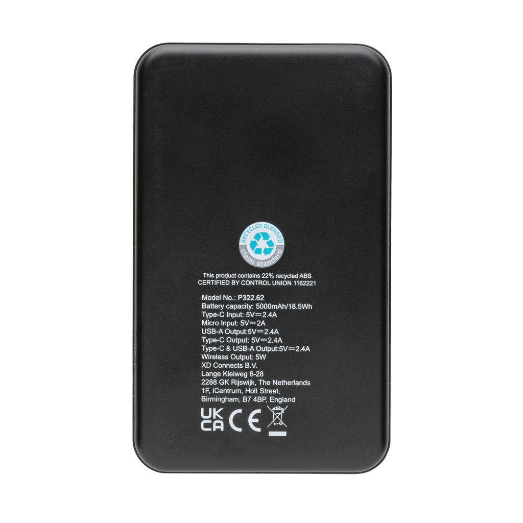 Miniature 6 pour Powerbank 5000mAh avec induction 5W en plastique recyclé RCS