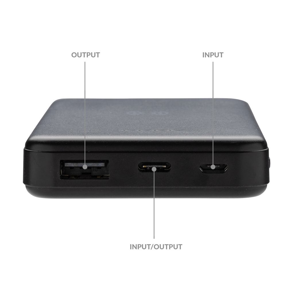 Miniature 8 pour Powerbank 5000mAh avec induction 5W en plastique recyclé RCS