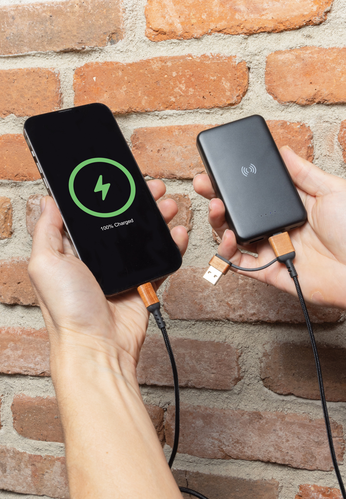 Miniature 11 pour Powerbank 5000mAh avec induction 5W en plastique recyclé RCS
