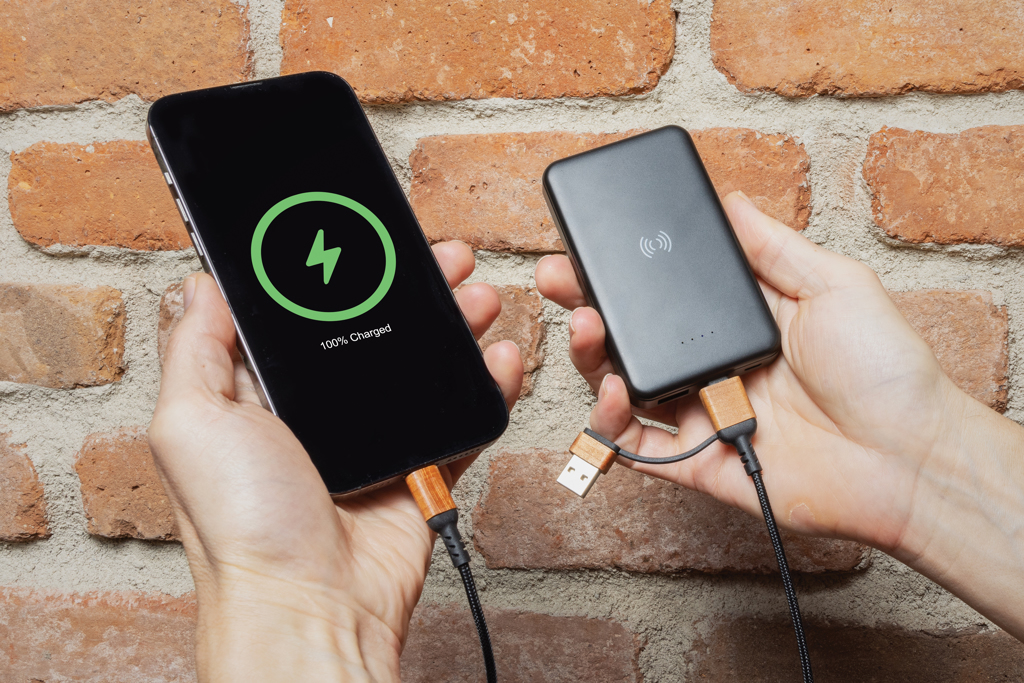 Miniature 12 pour Powerbank 5000mAh avec induction 5W en plastique recyclé RCS