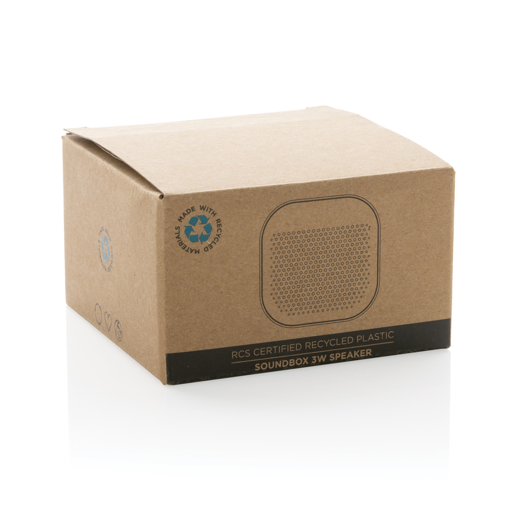 Miniature 12 pour Enceinte 3W en plastique recyclé RCS Soundbox