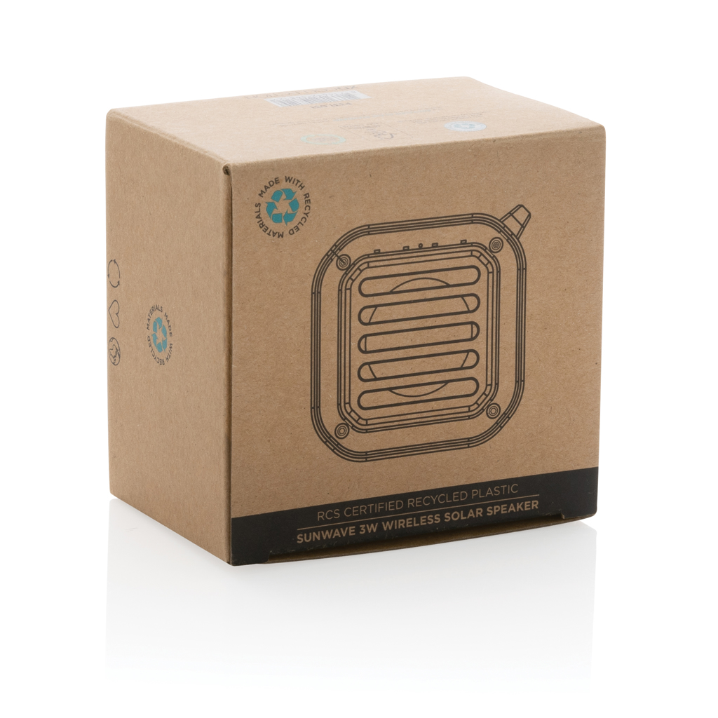 Miniature 12 pour Enceinte 3W solaire en plastique recyclé RCS Sunwave