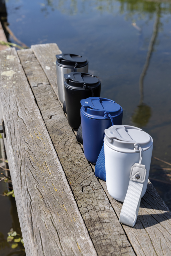 Miniature 11 pour Mug iso en acier inoxydable recyclé RCS avec lanière Cuppa