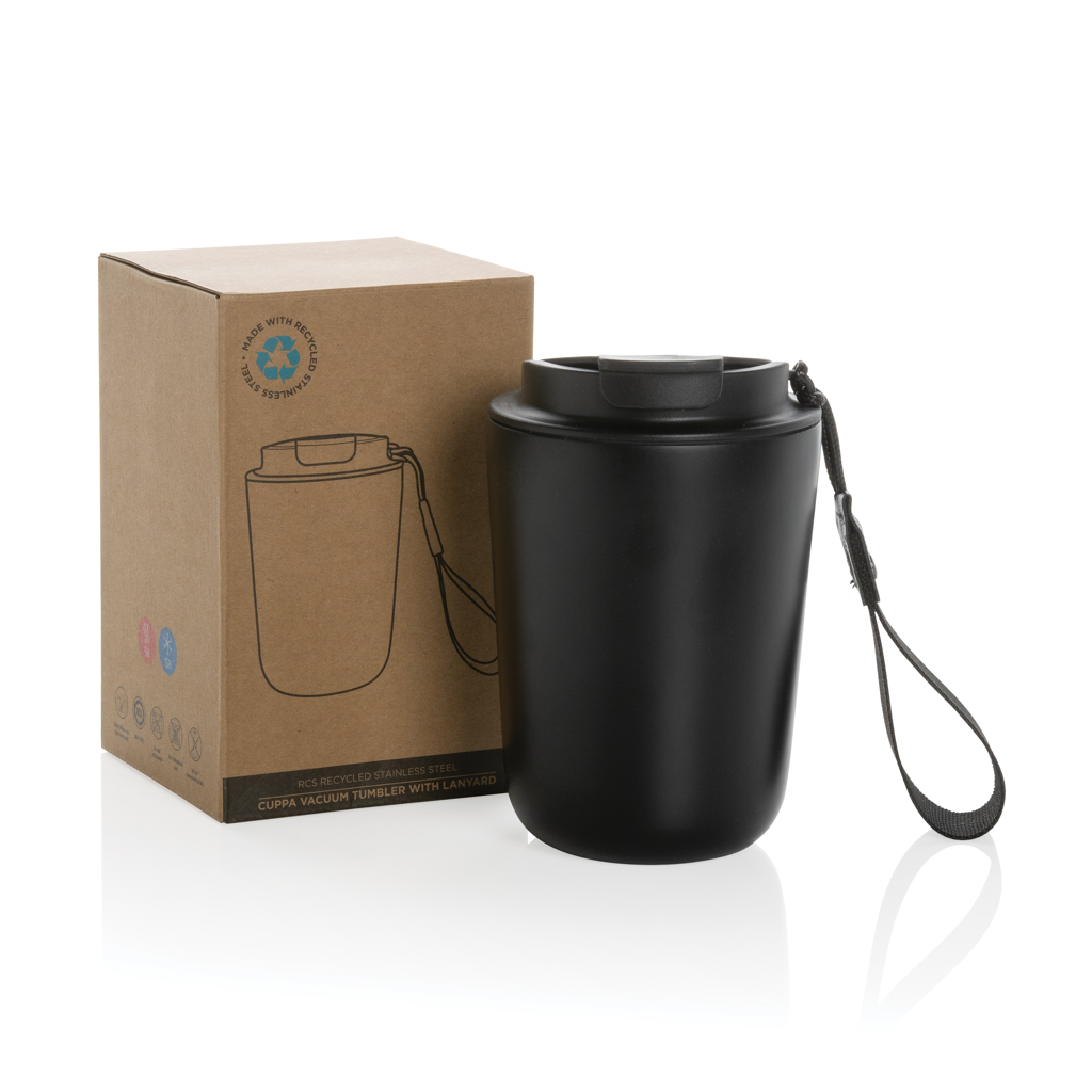 Miniature 12 pour Mug iso en acier inoxydable recyclé RCS avec lanière Cuppa