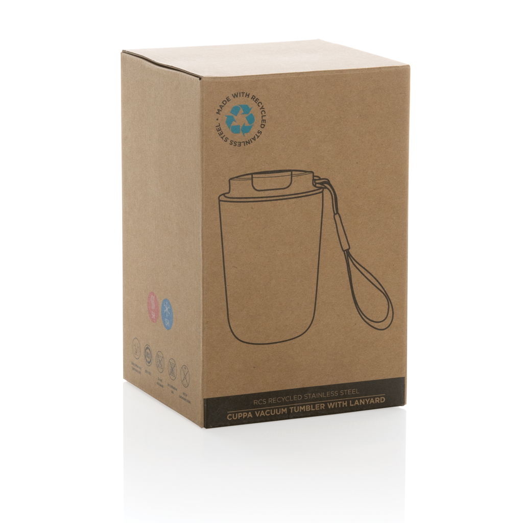 Miniature 13 pour Mug iso en acier inoxydable recyclé RCS avec lanière Cuppa