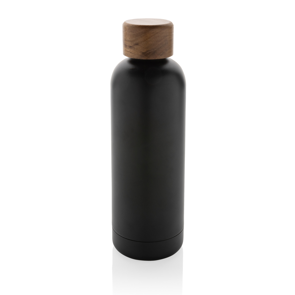 Miniature 2 pour Bouteille iso en acier inoxydable recyclé certifiée RCS Wood