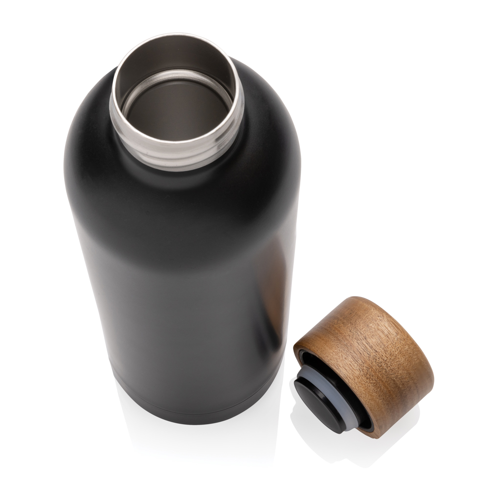 Miniature 4 pour Bouteille iso en acier inoxydable recyclé certifiée RCS Wood