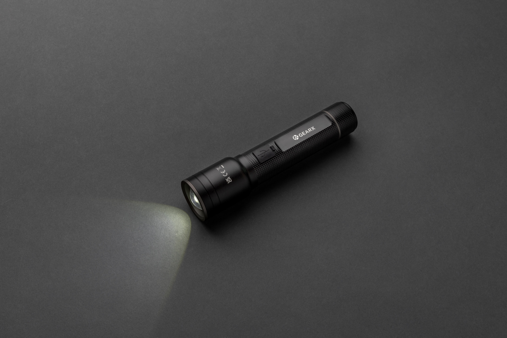 Miniature 7 pour Torche robuste rechargeable par USB en aluminium recyclé RCS