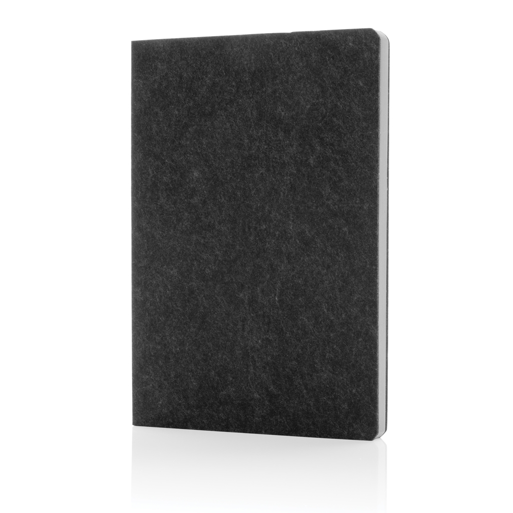 Miniature 2 pour Cahier A5 en feutre recyclé certifié GRS Phrase