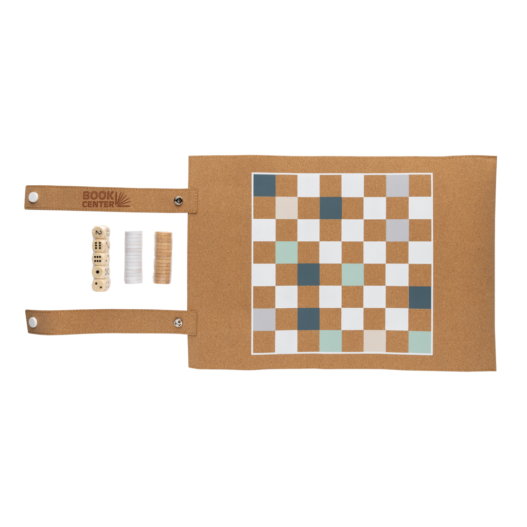 Miniature 8 pour Jeu de backgammon et de dames en liège Britton