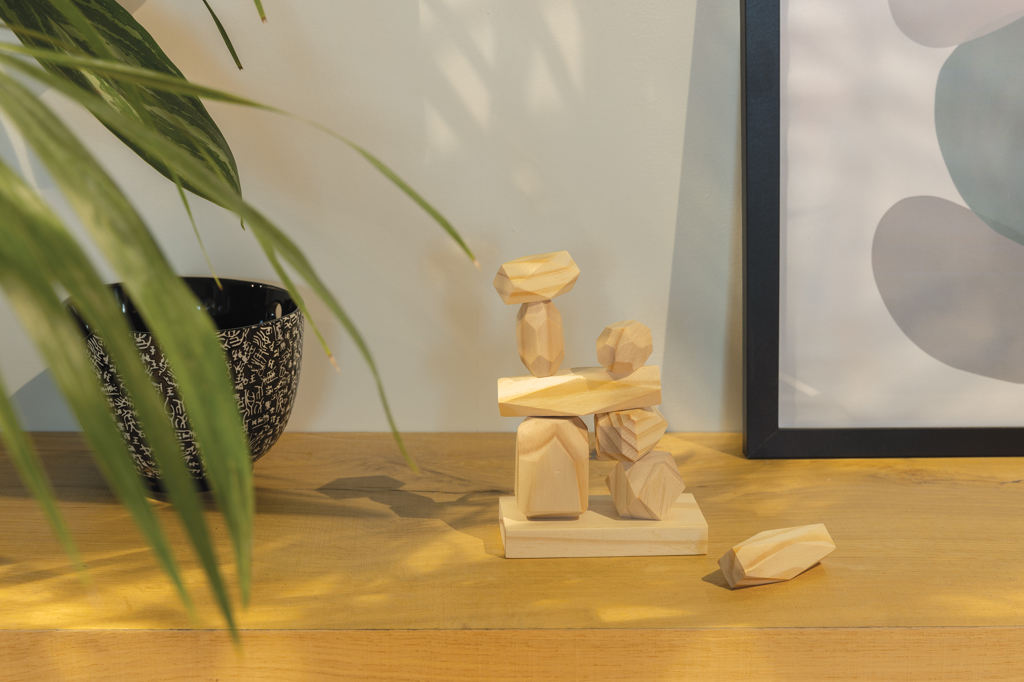 Miniature 7 pour Pierres d'équilibre en bois dans une pochette Ukiyo Crios