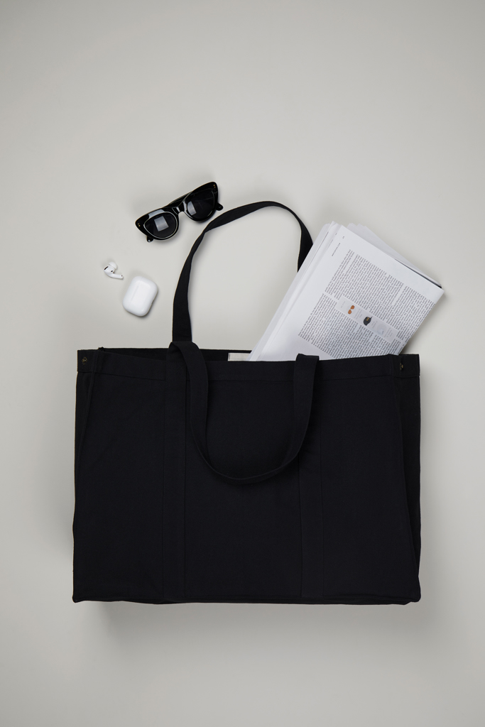 Miniature 5 pour VINGA Grand tote bag en toile recyclée AWARE™ Hilo