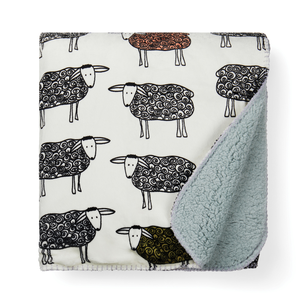 Miniature 2 pour VINGA Plaid sherpa en rPET Sheep