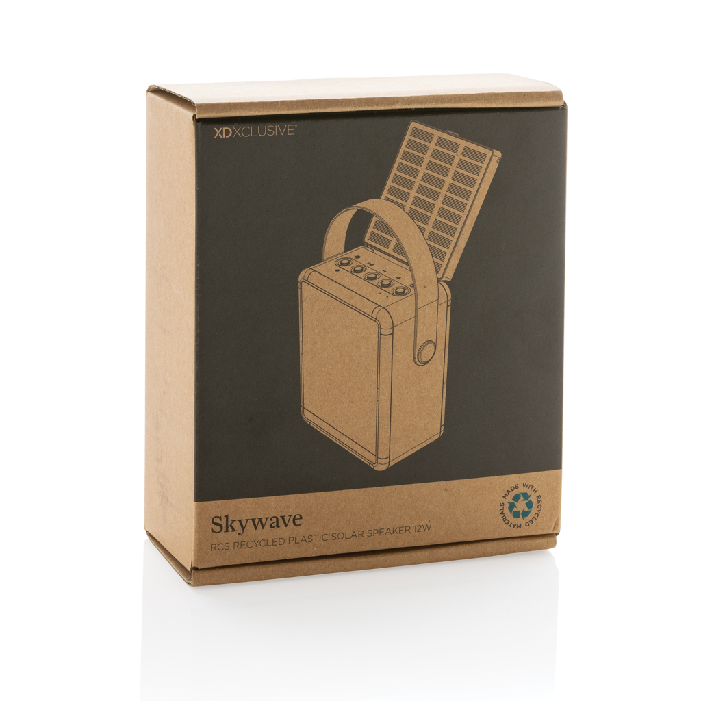 Miniature 18 pour Enceinte 12W solaire en plastique recyclé RCS Skywave