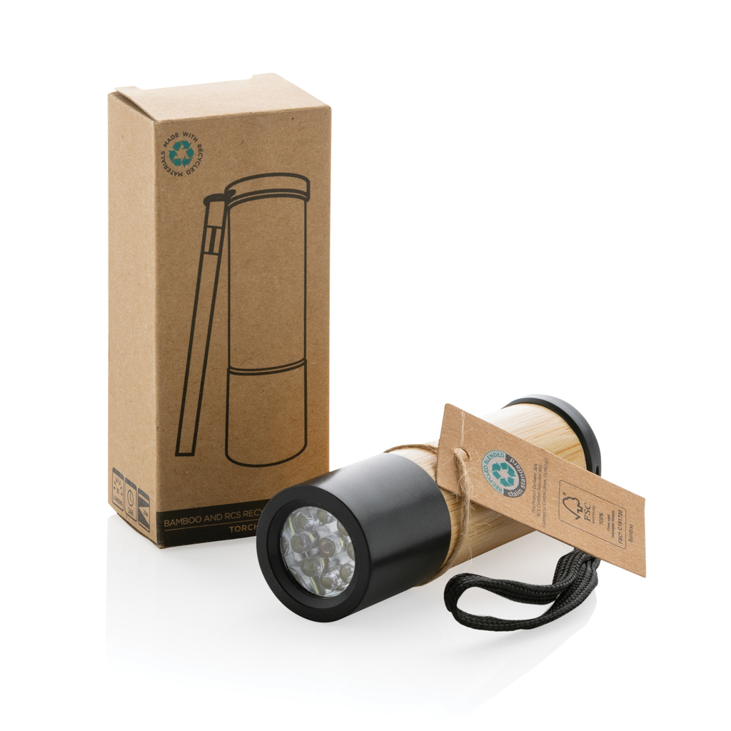 Miniature 8 pour Lampe torche en bambou et plastique recyclé RCS