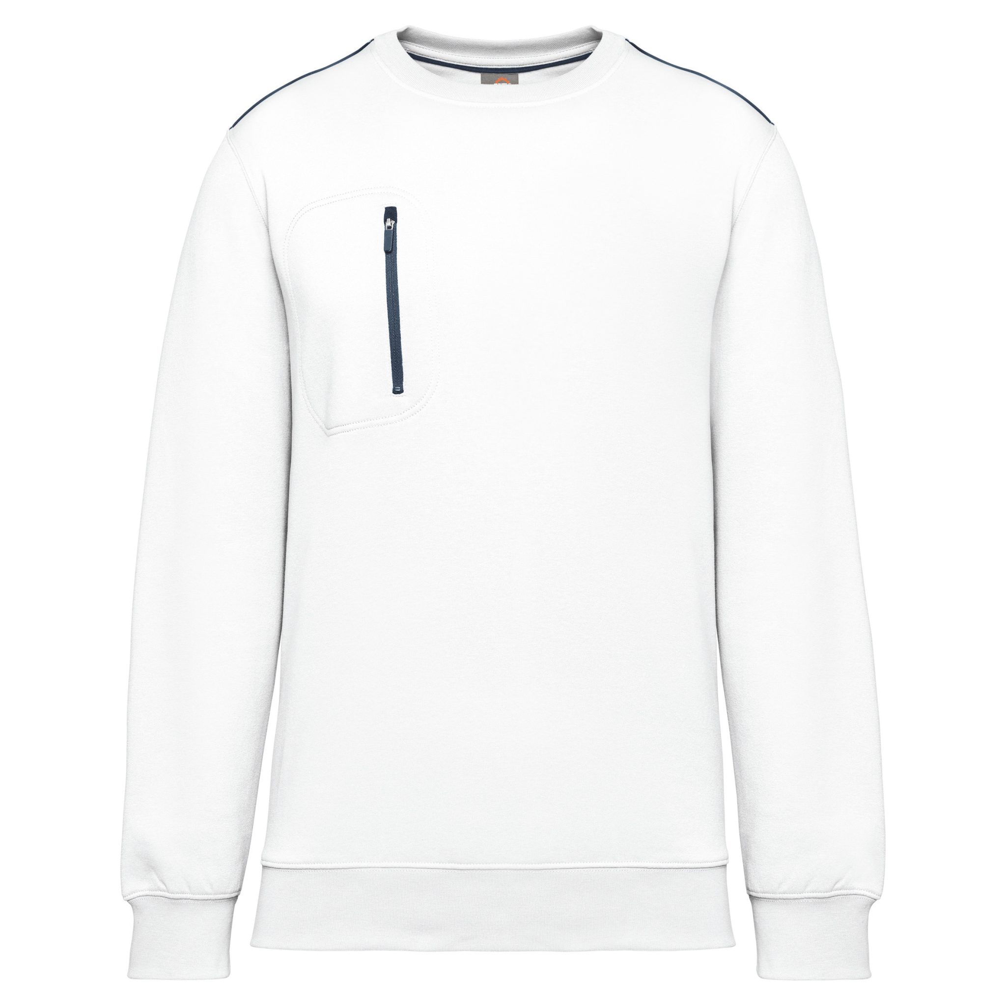 Miniature 31 pour Sweat-shirt Day To Day zip poche contrastée unisexe