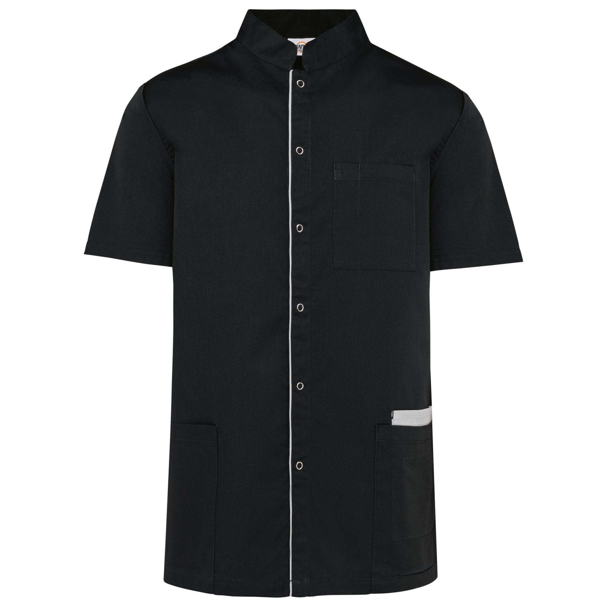 Miniature 10 pour Blouse polycoton avec boutons-pression homme
