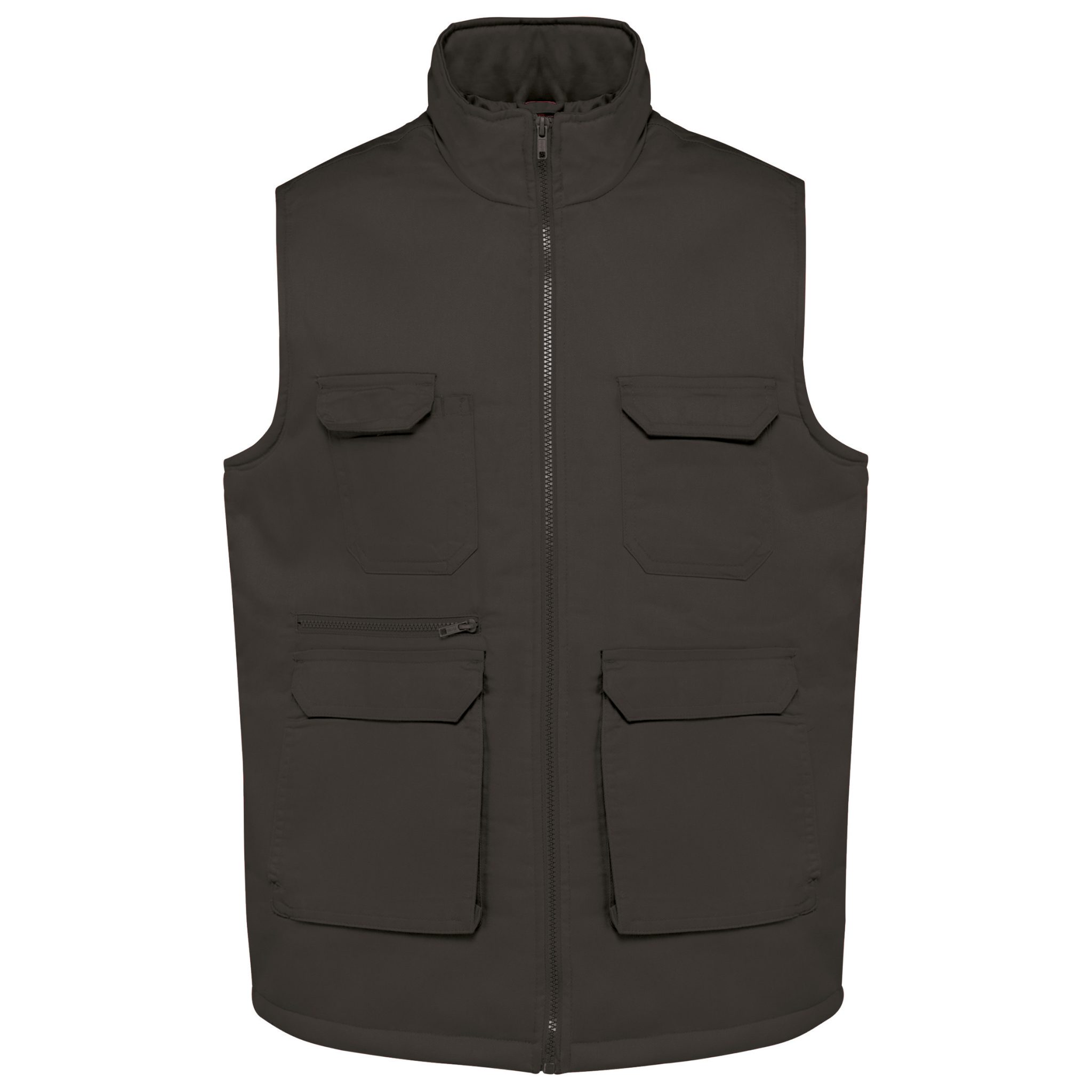 Miniature 21 pour Gilet polycoton multipoches rembourré unisexe