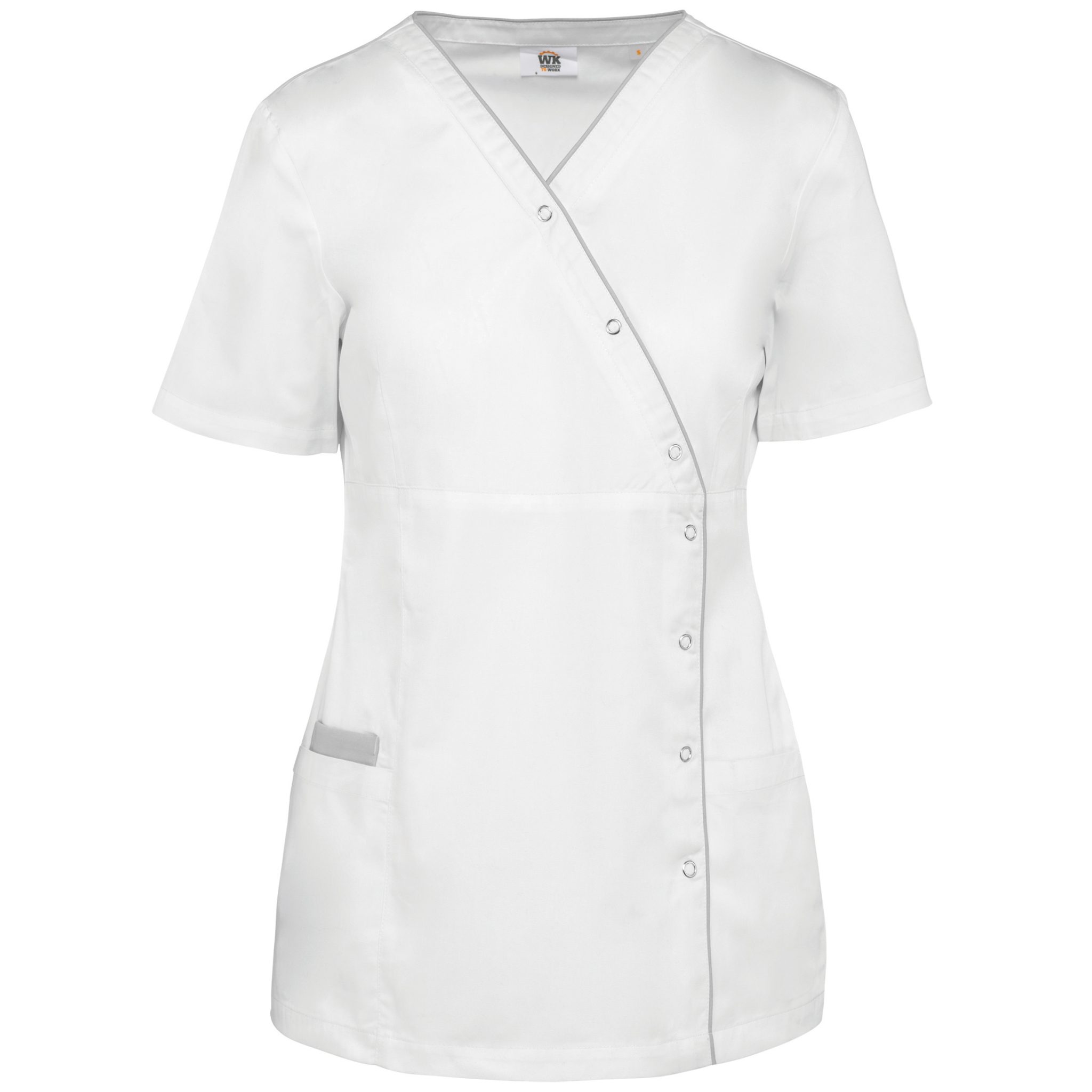 Miniature 18 pour Blouse polycoton avec boutons-pression femme