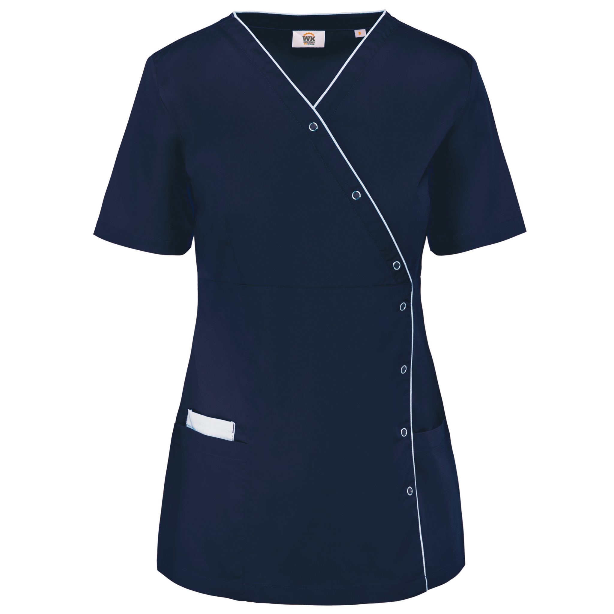 Miniature 16 pour Blouse polycoton avec boutons-pression femme