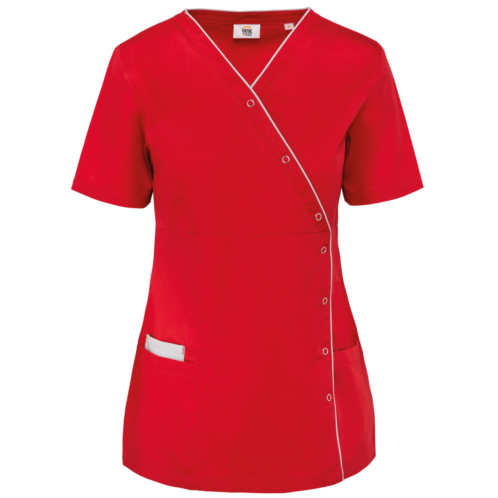 Miniature 14 pour Blouse polycoton avec boutons-pression femme