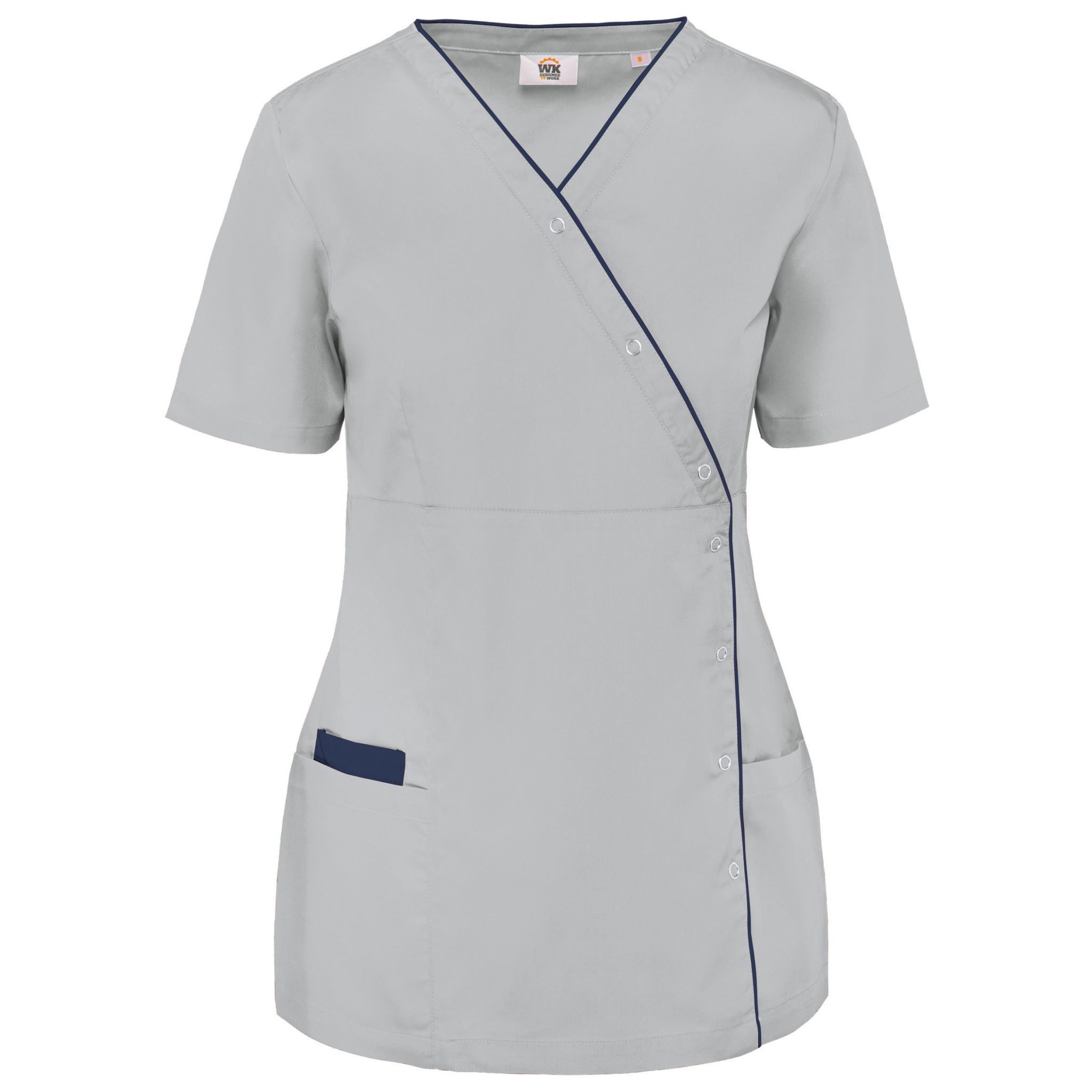 Miniature 17 pour Blouse polycoton avec boutons-pression femme
