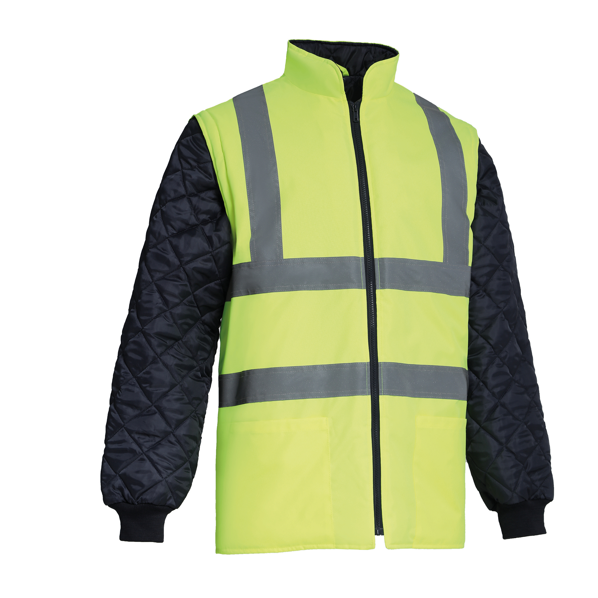 Miniature 5 pour Veste matelassée haute visibilité avec manches détachables