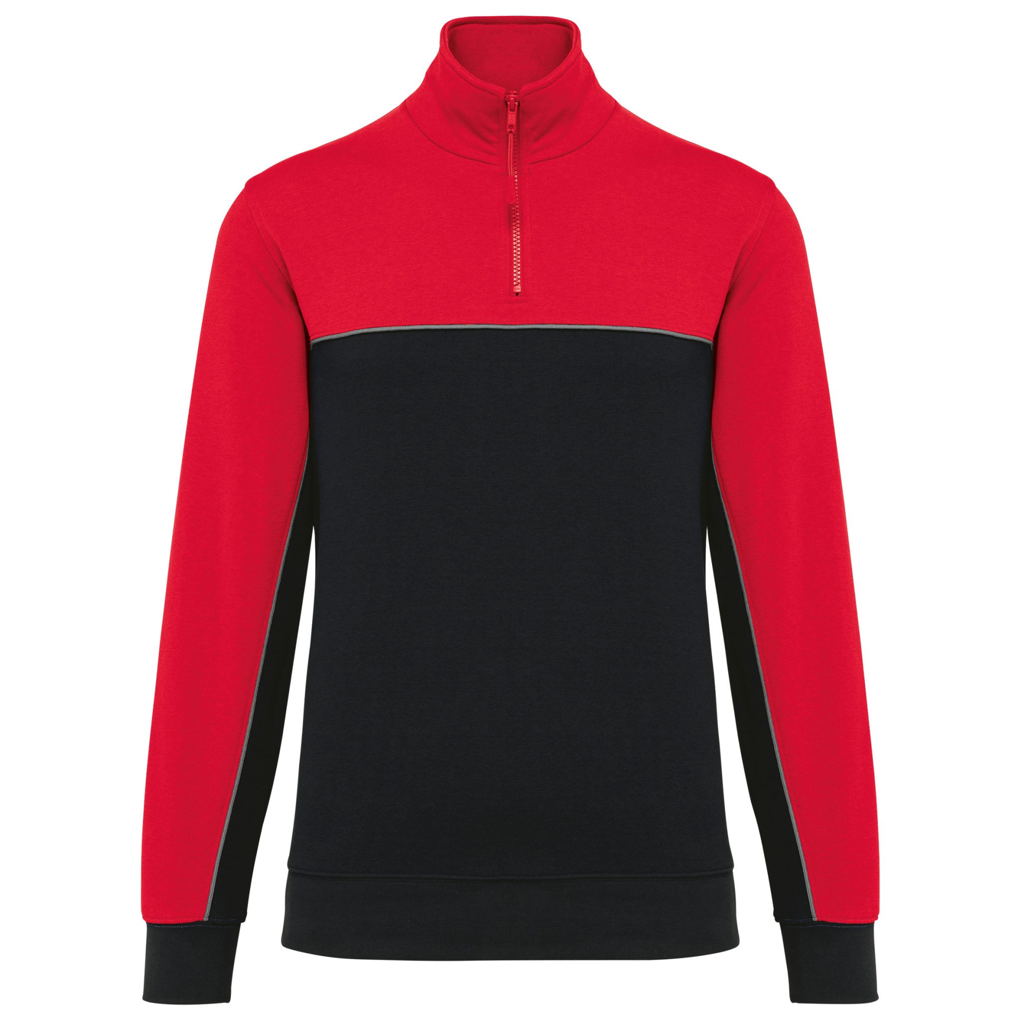 Miniature 17 pour Sweat-shirt écoresponsable col zippé unisexe