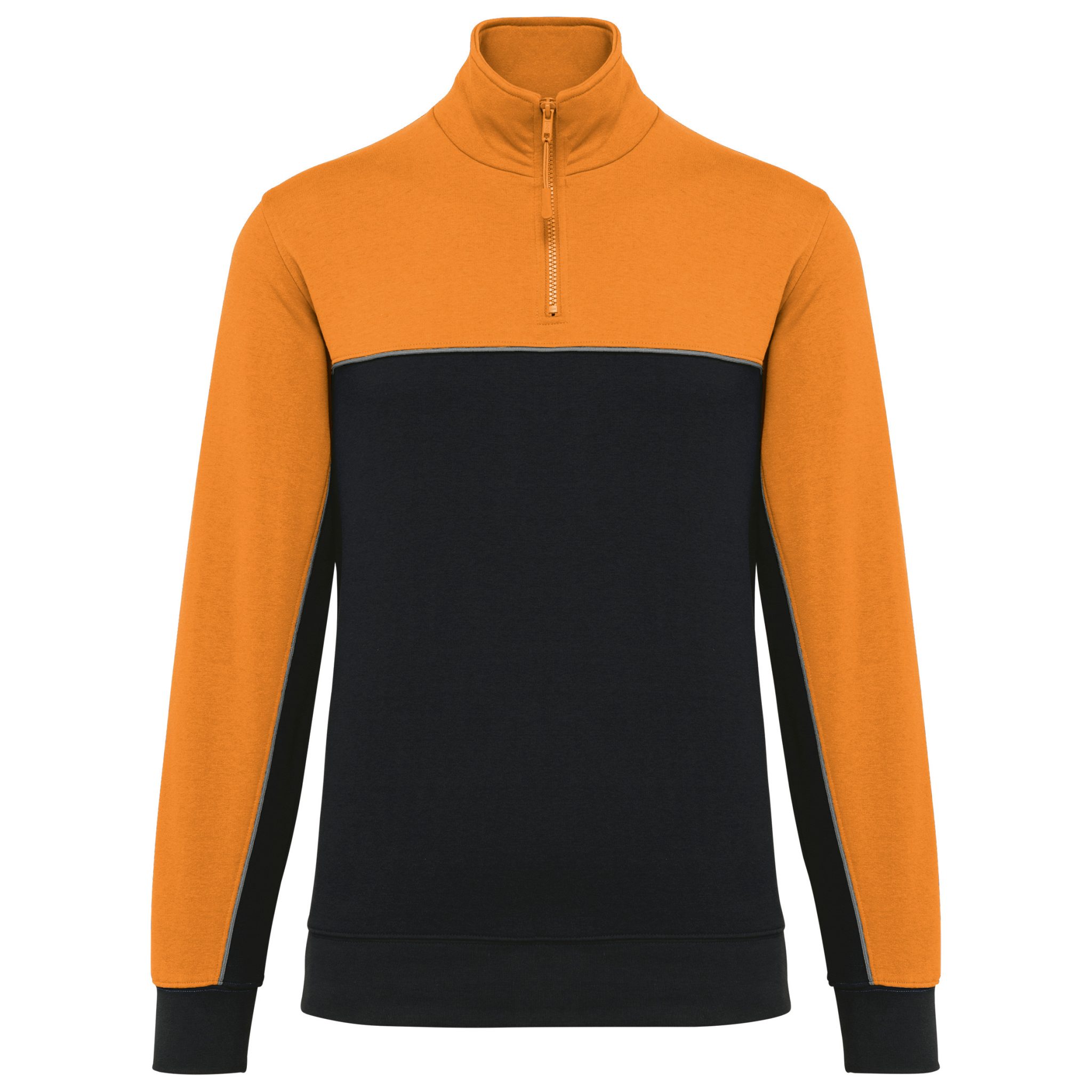 Miniature 16 pour Sweat-shirt écoresponsable col zippé unisexe
