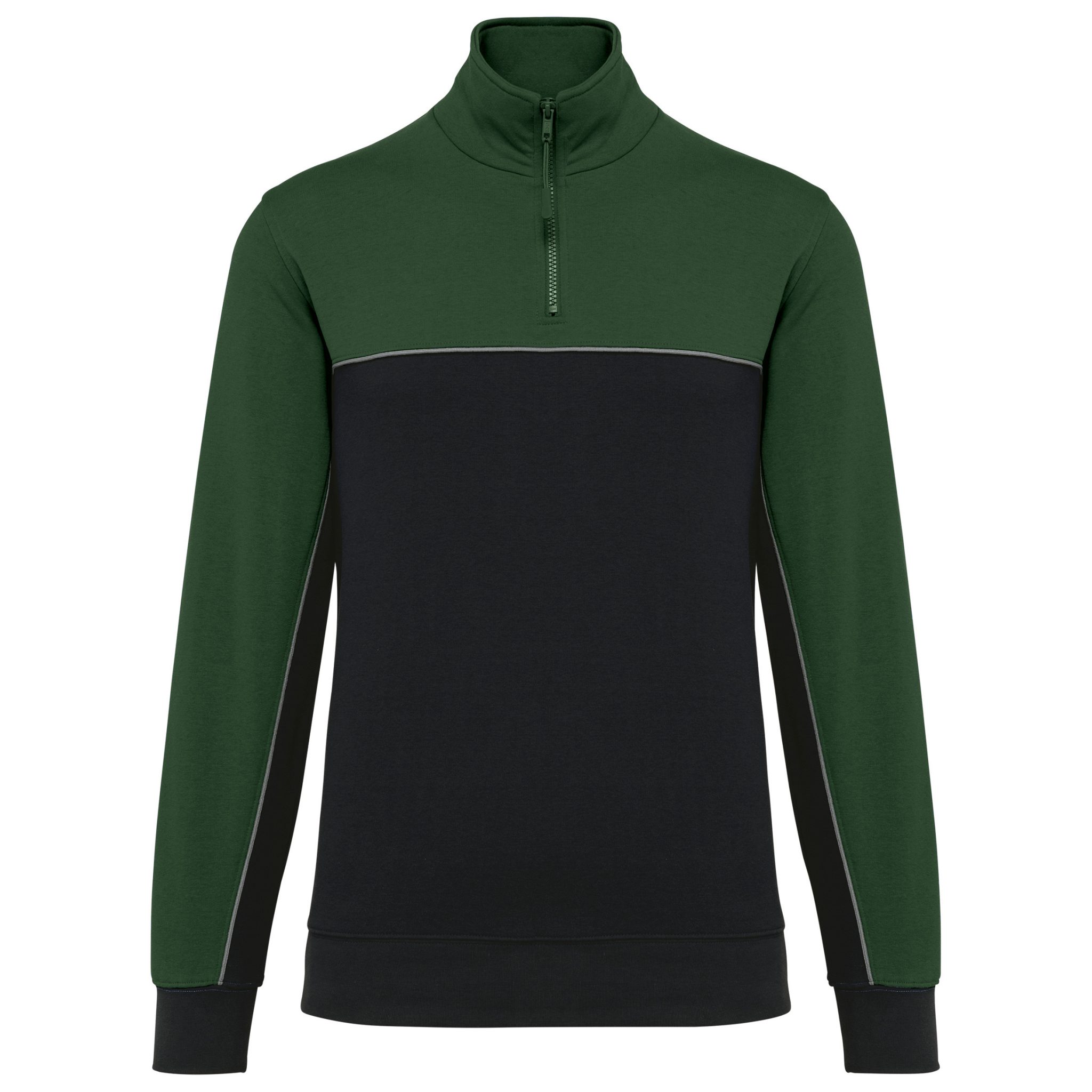 Miniature 15 pour Sweat-shirt écoresponsable col zippé unisexe