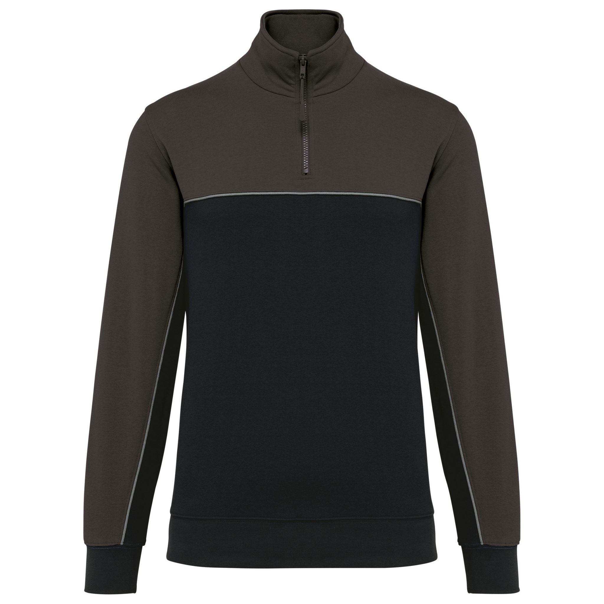 Miniature 14 pour Sweat-shirt écoresponsable col zippé unisexe