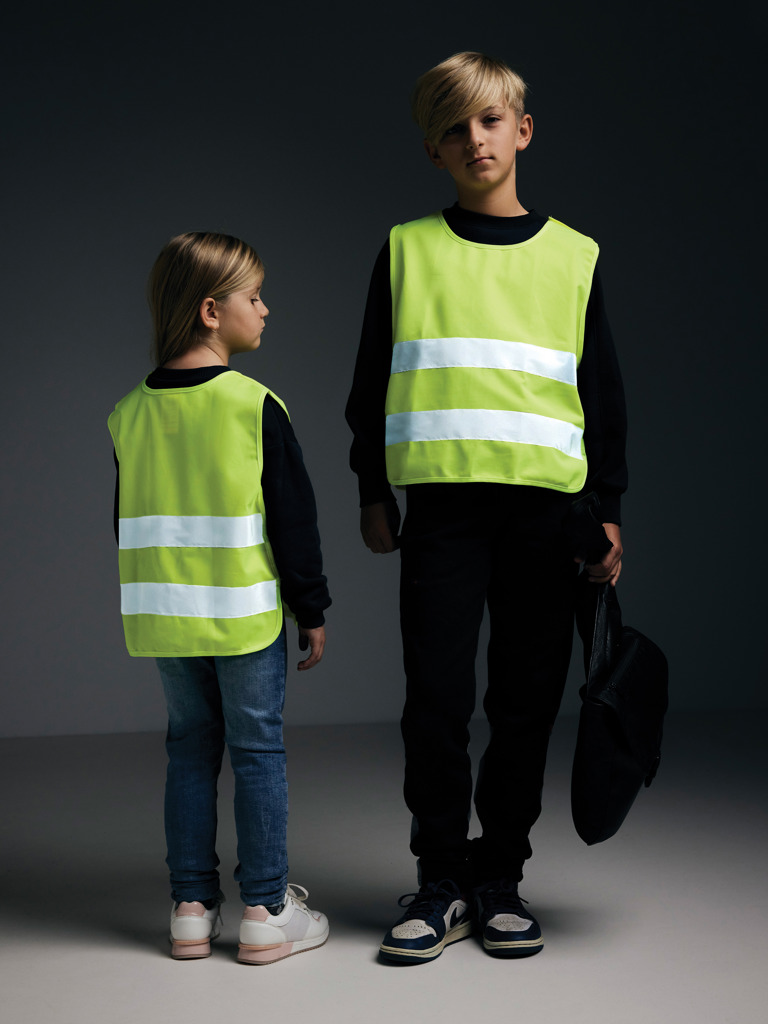 Miniature 13 pour Gilet haute visibilité de signalisation en rPET GRS 3-6 ans