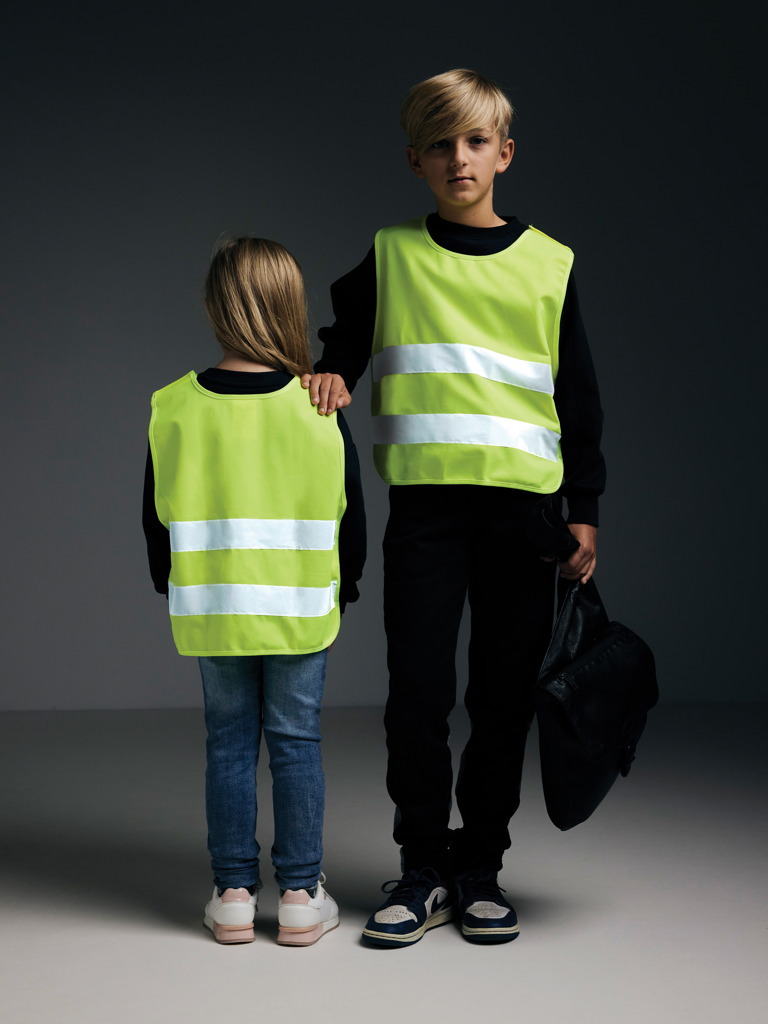 Miniature 14 pour Gilet haute visibilité de signalisation en rPET GRS 3-6 ans